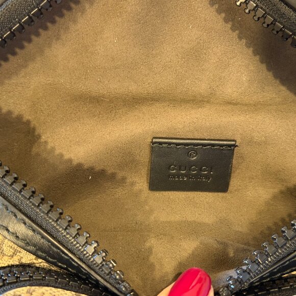 Gucci Black GG Supreme Canvas Eden Belt Bag - Picture 10 of 11